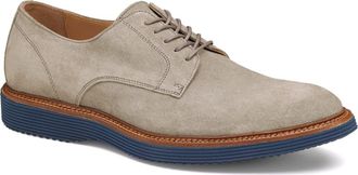 Johnston & Murphy Johnston & Murphy Jameson Plain Toe Derby in Gray Italian Suede at Nordstrom Rack, Size 9