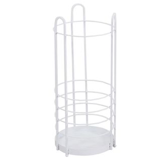 Vacchetti Parag&uuml;ero Redondo De Metal Blanco Cm&oslash;26xh60x26