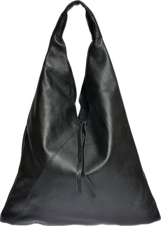 Anna Luchini Zwart Rundleer Tas