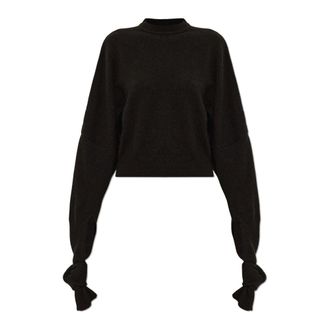 Jacquemus Maglione Fiocco in lana - - Knitwear - Donna - Marrone - S