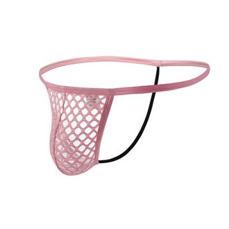 Generic Mens Thongs UK Sexy Thong Underwear for Men Naughty Mesh G Strings T-back Tanga Briefs Comfortable Designer Pouch Underwear Breathable Low Rise Underp