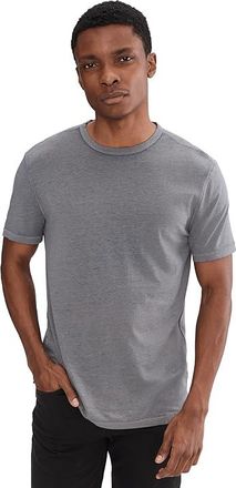 John Varvatos Bale Burnout Crew K7447s26 Mens T Shirt Flagstone Grey : 2XL, Cotton/Polyester
