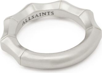 AllSaints Angular Ring in Warm Silver at Nordstrom, Size 7