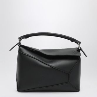 Loewe Small Puzzle Edge bag in black leather