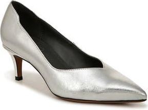 Franco Sarto Aurora Pointed Toe Pump in Silver at Nordstrom Rack, Size 7.5