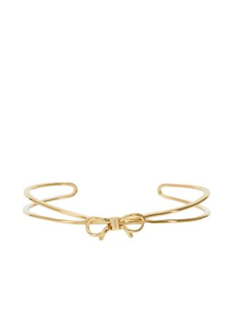 Ferragamo Golden Bow Bangle Bracelet