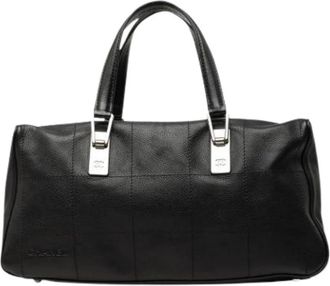 Chanel Pre-owned Vintage Caviar Leather Handbag - Dames - Vintage Handtas - Zwart - ONE Size - Leer - Vintage