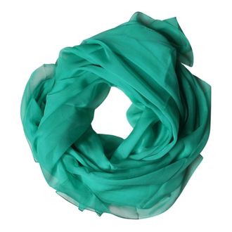 Dolce & Gabbana Silky Scarves, male, Green, Size: ONE SIZE Stole
