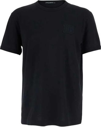Dolce & Gabbana T-Shirt mit Logo-Aufn&auml;her