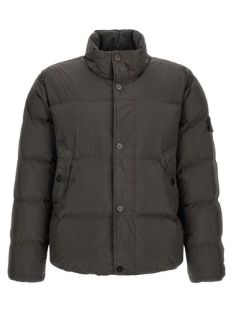 Stone Island Grey Quilted Regular Jacket