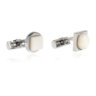 Ferragamo Cufflinks & Tie Clips, male, Gray, Size: ONE SIZE Cufflinks