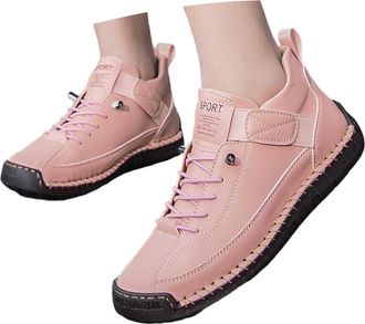 Generic Leisure Shoes Womens Trekking Shoes Waterproof Breathable Rubber Shoes Non-Slip Flat Shoes Soft Sole Jogging Shoes Plain Barefoot Shoes Casual Work Sh