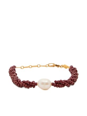 Anni Lu Bracciale Rodeo con perline - Oro