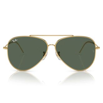 Ray-Ban Sunglasses Rbr0101 S 001/Vr Aviator Reverse Gold/Green Unisex