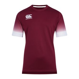 Canterbury Of New Zealand Dames/Dames Club Jersey (Maroon, Wit)