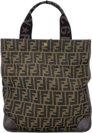 Fendi Pre-owned Tote Bags, female, Brown, Size: ONE SIZE Pre-owned Tote Bag