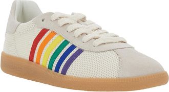 Dsquared2 Mens Sneakers Suede-Fabric-Nylon White-Multicolour Polyester Trainers White/multicolour