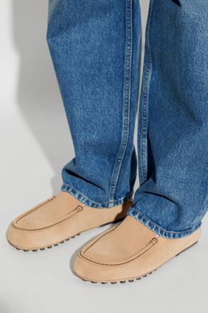 Tod's Suede Loafers, Mens, Beige