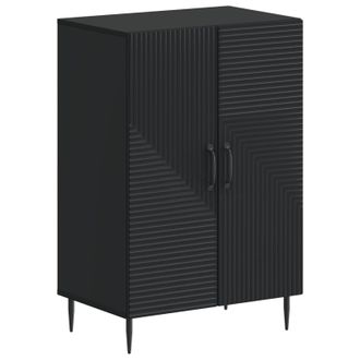 vidaXL Armario Zapatero Haarlem 59,5 X 39,5 X 89,5 Cm Negro Vidaxl