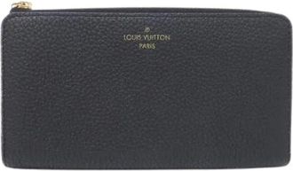 Louis Vuitton Pre-owned Wallets, female, Black, Size: ONE SIZE Pre-owned Vintage Leather Wallet