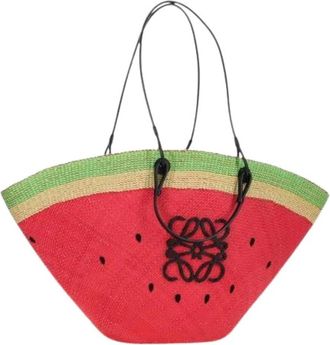 Loewe Pre-owned Tote Bags, female, Red, Size: ONE SIZE Pre-owned Tote Bag