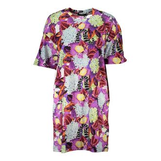 Cavalli Short Dresses, female, Multicolor, Size: XS Short Pattern Dress
