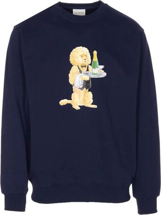 Drôle de Monsieur Hoodies & sweatvesten, Heren, Blauw, L, Le Sweatshirt Poodle