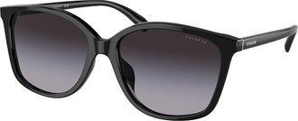 Coach HC8361U CH558 Asian Fit 50028G Womens Sunglasses Black Size 57