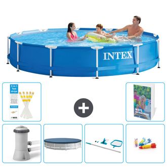 Intex Piscina Con Estructura Redonda - 366x76 Cm - 7-piezas S299
