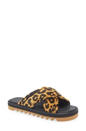 Stella McCartney Sneakelyse Leopard Twist Sandal at Nordstrom Rack, Size 38