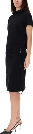 Courr&egrave;ges Circle Heritage Blouse - Black