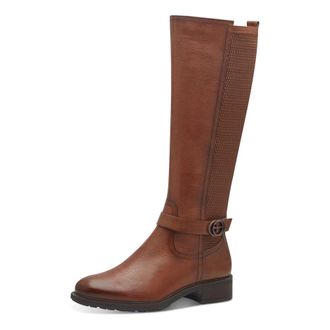 Tamaris Hoge laars - Dames - Schoenen - Bruin - Maat: 40 EU Leer