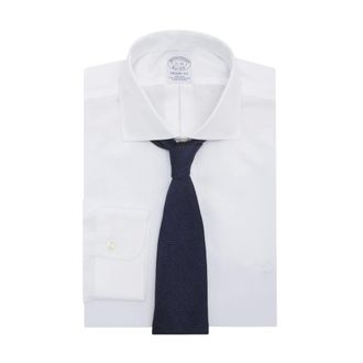 Brooks Brothers Regular Fit Non-Iron Spread Collar Dress Shirt - Heren - Overhemden - Wit - Maat: 3XL Katoen