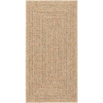 vidaXL Rug ZIZUR Beige 80x250 cm Jute Look Indoor and Outdoor vidaXL