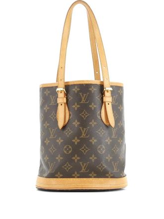 Louis Vuitton Petit Monogram Canvas bucket bag - Brown