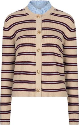 Amaya Amsterdam Nia Vest - Dames - Vesten - Beige - L - Truien & Vesten