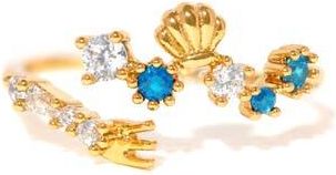 Girls Crew x Disney The Little Mermaid Dinglehopper Ring in Gold at Nordstrom, Size 4.5