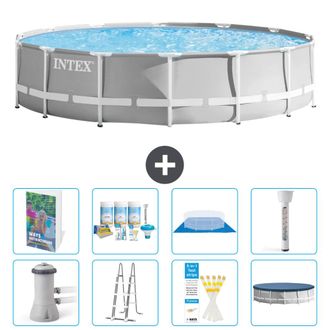 Intex Piscina Prism Frame Redonda - 427x107 Cm - 9-piezas S574