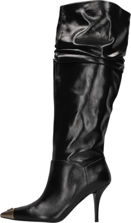 Pinko Lucy 15 Boots - Dames - Laarzen met Hak - Zwart - 40 EU - Leer - Schoenen