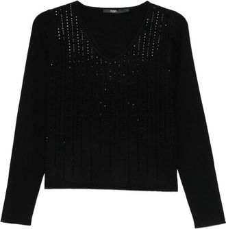 Seventy V Necklong Sleeves Sweater