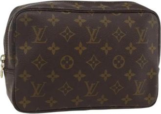 Louis Vuitton Pre-owned Canvas Clutch - Dames - Vintage Tassen - Bruin - ONE Size - Vintage