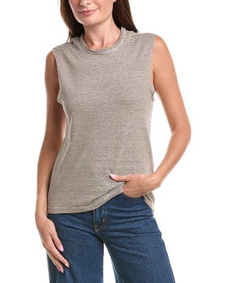 Officine G&eacute;n&eacute;rale Officine Generale Linen-Blend Tank Top