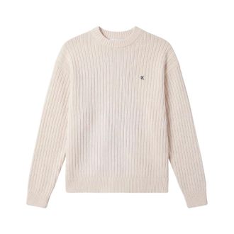 Calvin Klein Jeans Heren, Truien, Beige, Maat: L