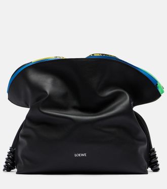 Loewe Flamenco leather clutch