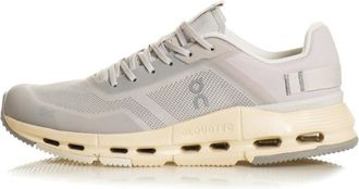 On Womens Cloudnova Form 2 TT Running Shoes Sneakers, Wolf - Cream, 7.5