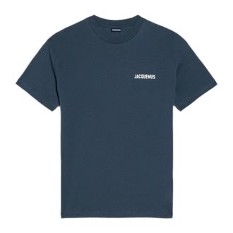 Jacquemus Camiseta estampada con corte amplio - Tops - Hombre - Azul - 2XL