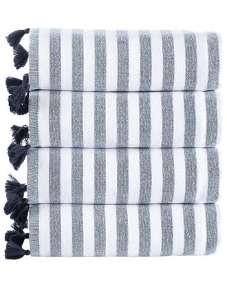Brooks Brothers Turkish Pesthemal 4Pc Hand Towels
