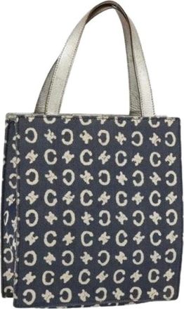 Celine Pre-owned Mini Bags, female, Blue, Size: ONE SIZE Pre-owned Canvas Mini Bag