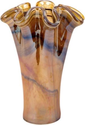 Vietri Onda Short Glass Vase in Brown at Nordstrom