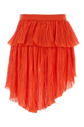 Blumarine Plisset Skirt - Orange